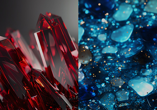 루비와 사파이어 이미지